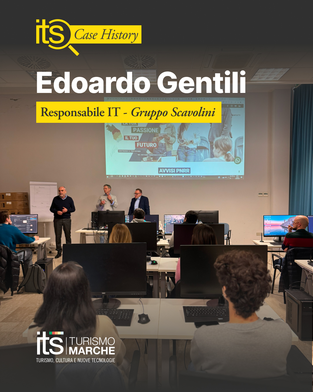 Riccardo Ricci docente AI specialist ospita Edoardo Gentili